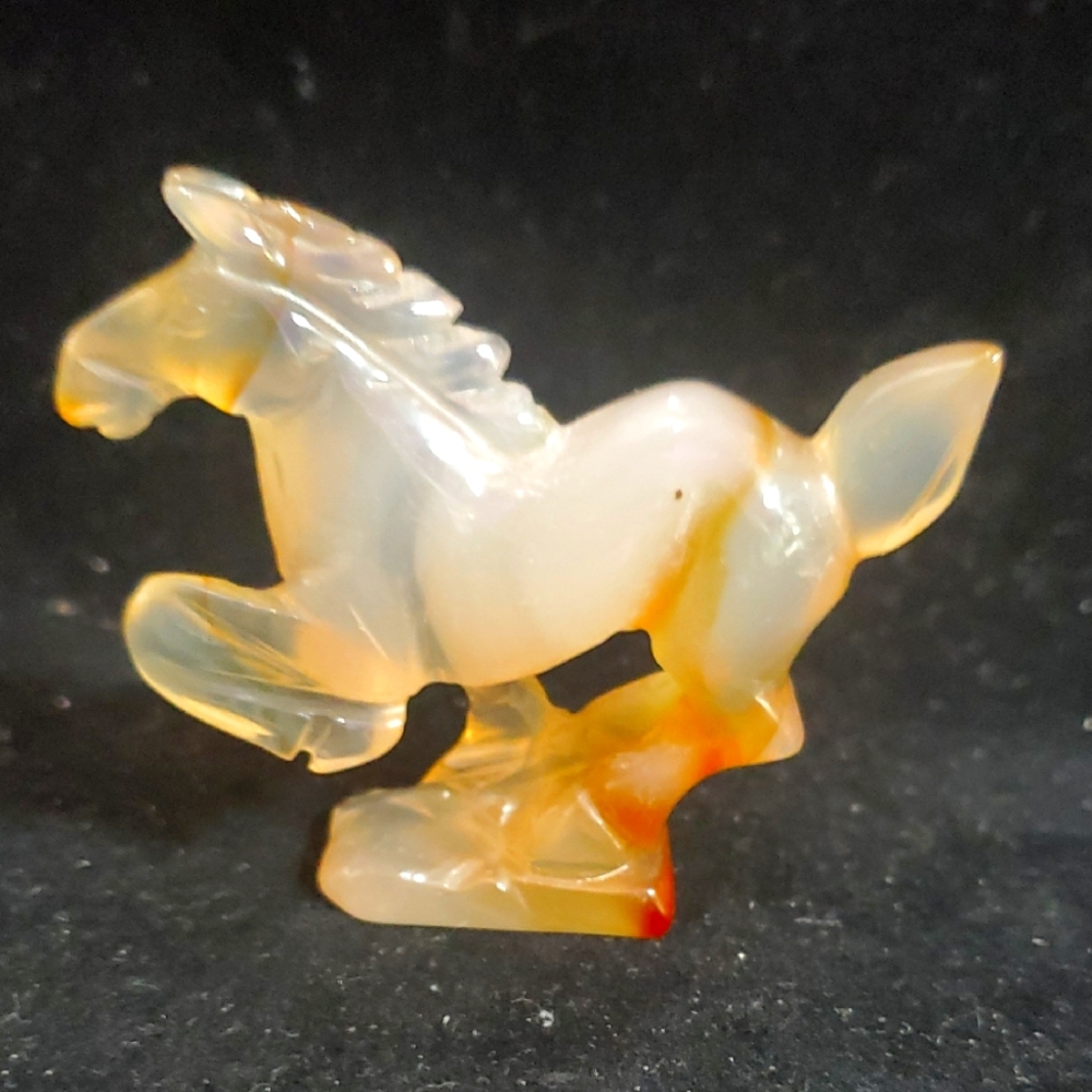 Carved Stone Horse Figurine GS665
